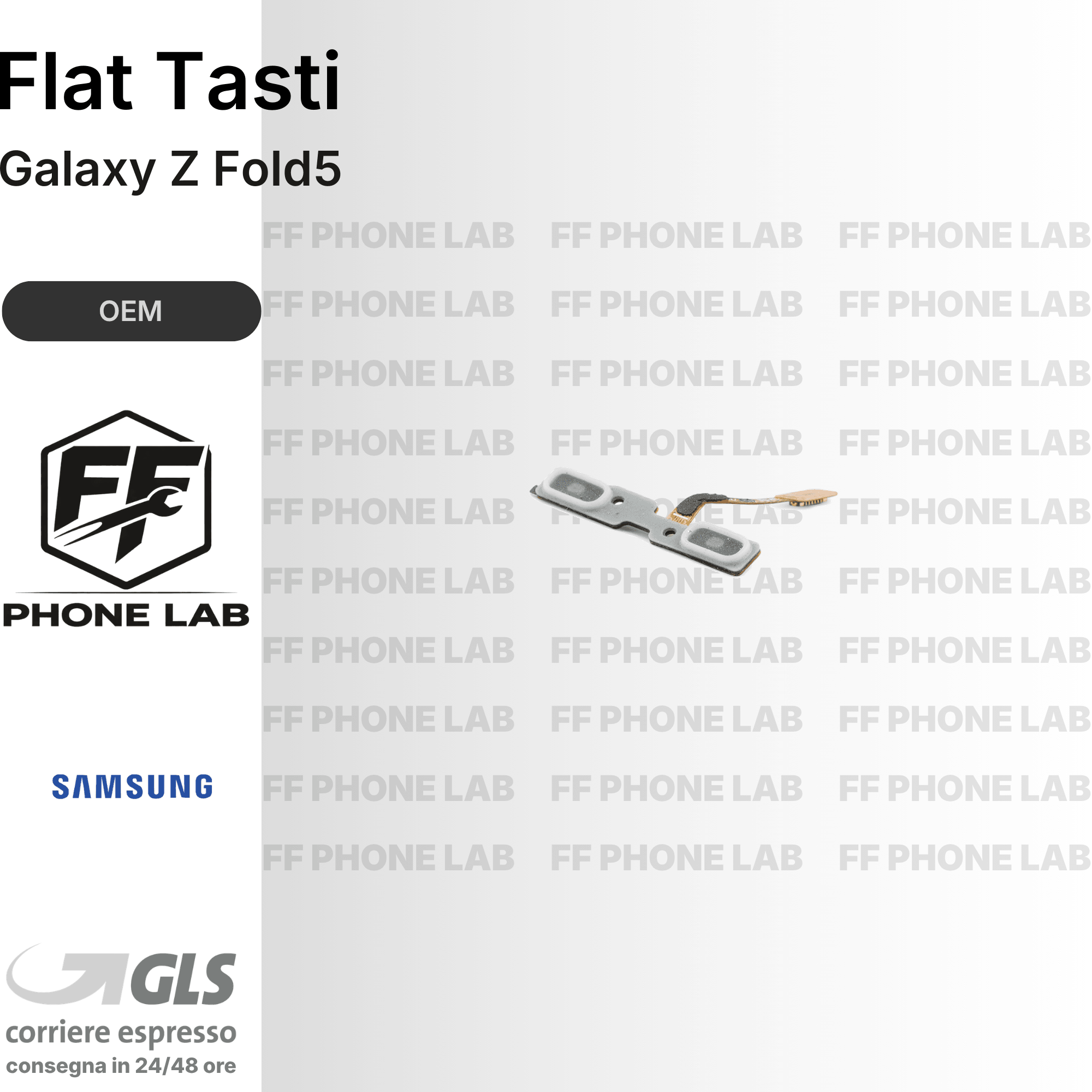 FLAT TASTO VOLUME SAMSUNG GALAXY Z FOLD5 VOLUME FLEX RICAMBIO