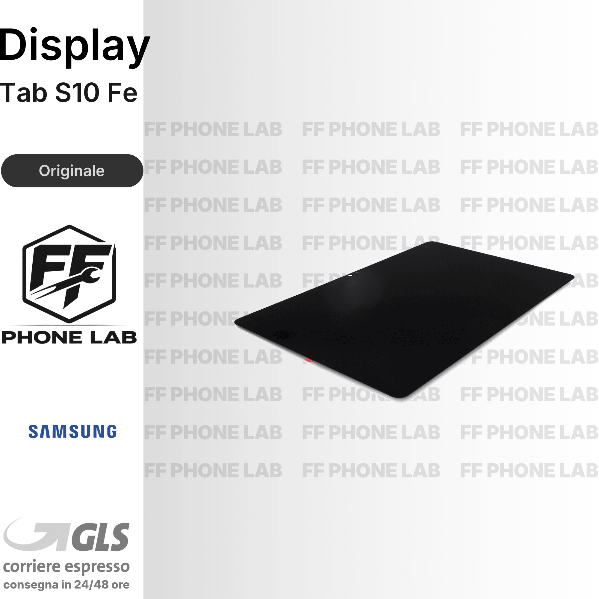 DISPLAY OLED SAMSUNG GALAXY TAB S10 FE SCHERMO COMPLETO CON FRAME SERVICE PACK