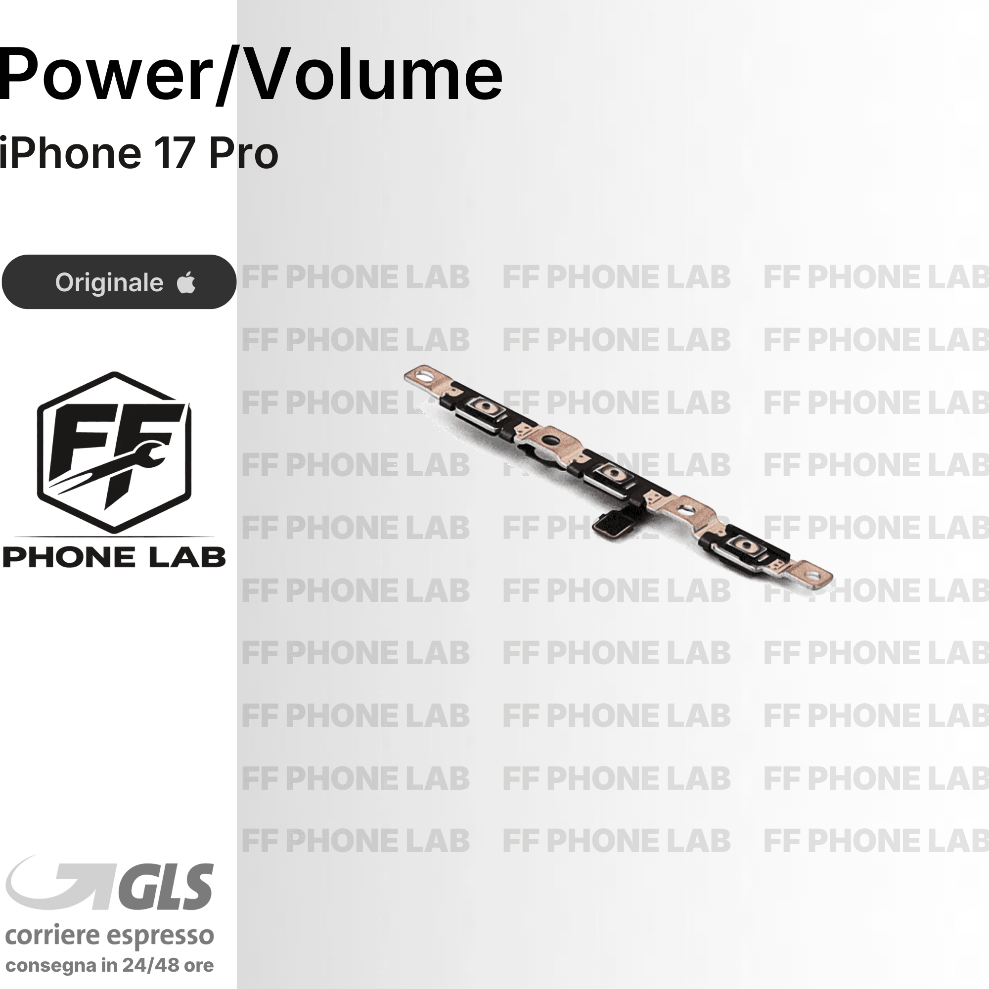 FLAT TASTO ACCENSIONE APPLE IPHONE 17 PRO POWER FLEX RICAMBIO
