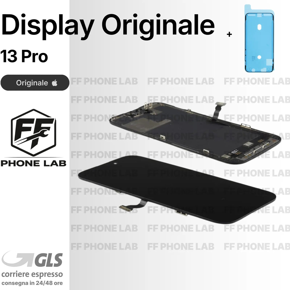 Display per iPhone 13 Pro — Originale (pulled), diagnosticabile (nessun errore)
