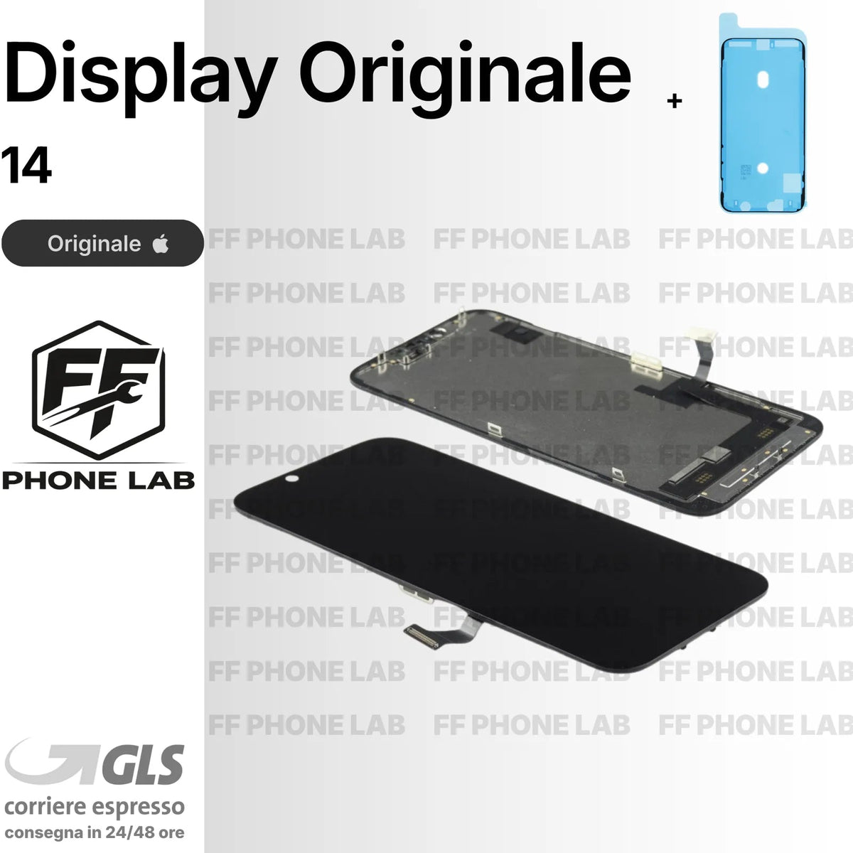 Display per iPhone 14 — Originale (pulled), diagnosticabile (nessun errore)