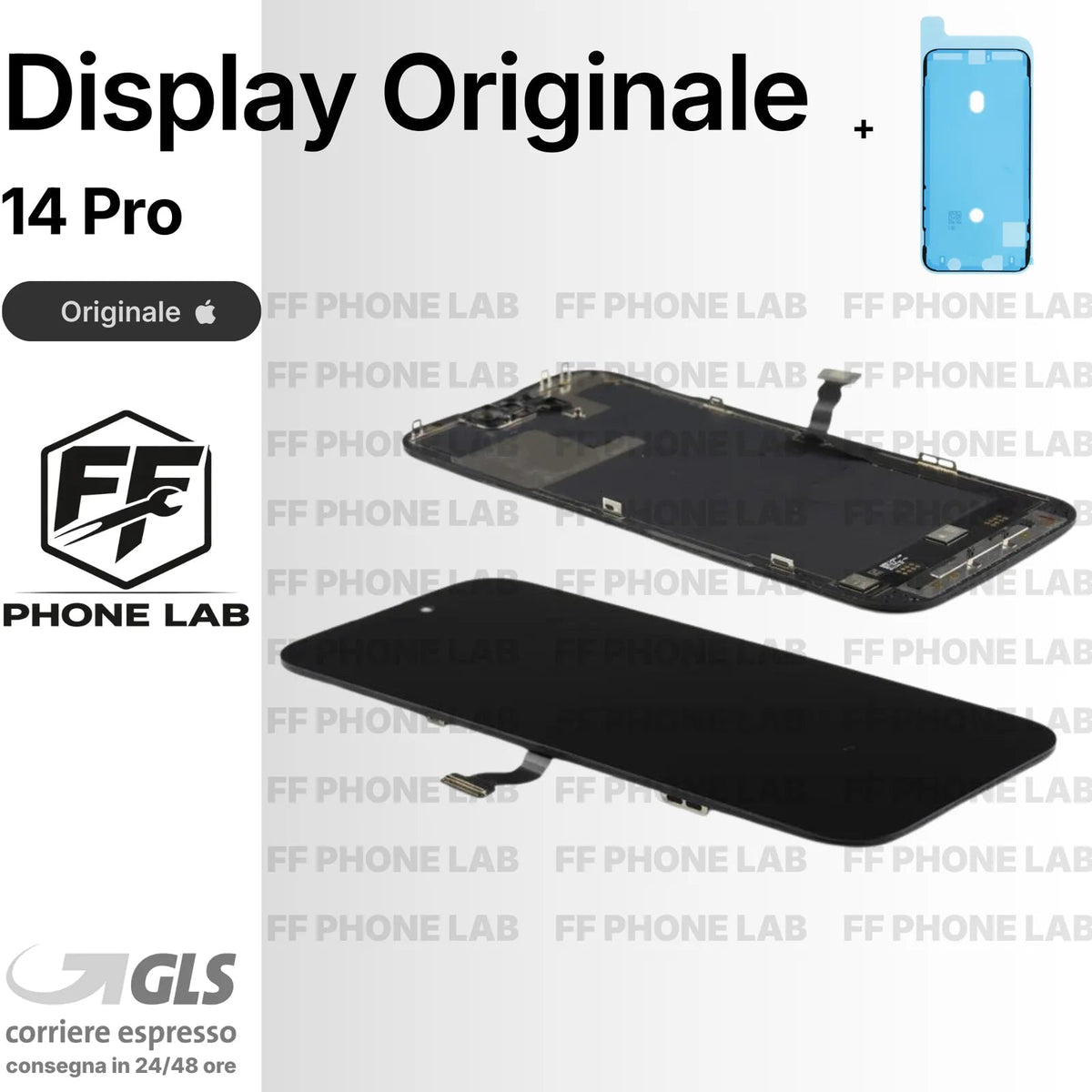 Display per iPhone 14 Pro — Originale (pulled), diagnosticabile (nessun errore)