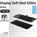 DISPLAY NO ERRORE IPHONE 15 PRO APPLE 120HZ PARI ORIGINALE SCHERMO + ADESIVO