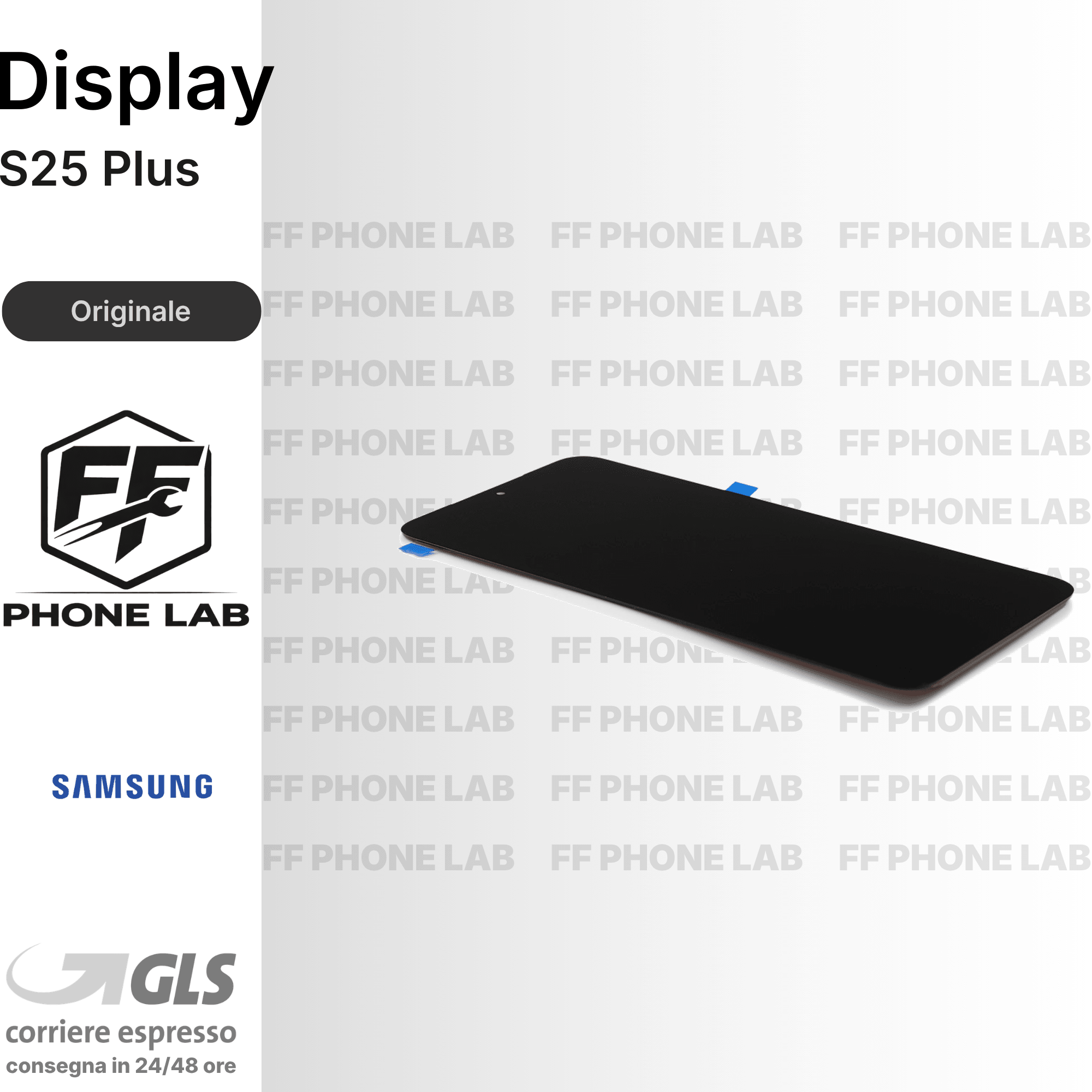 DISPLAY OLED SAMSUNG GALAXY S25 PLUS SM-S936B SCHERMO COMPLETO CON FRAME LCD