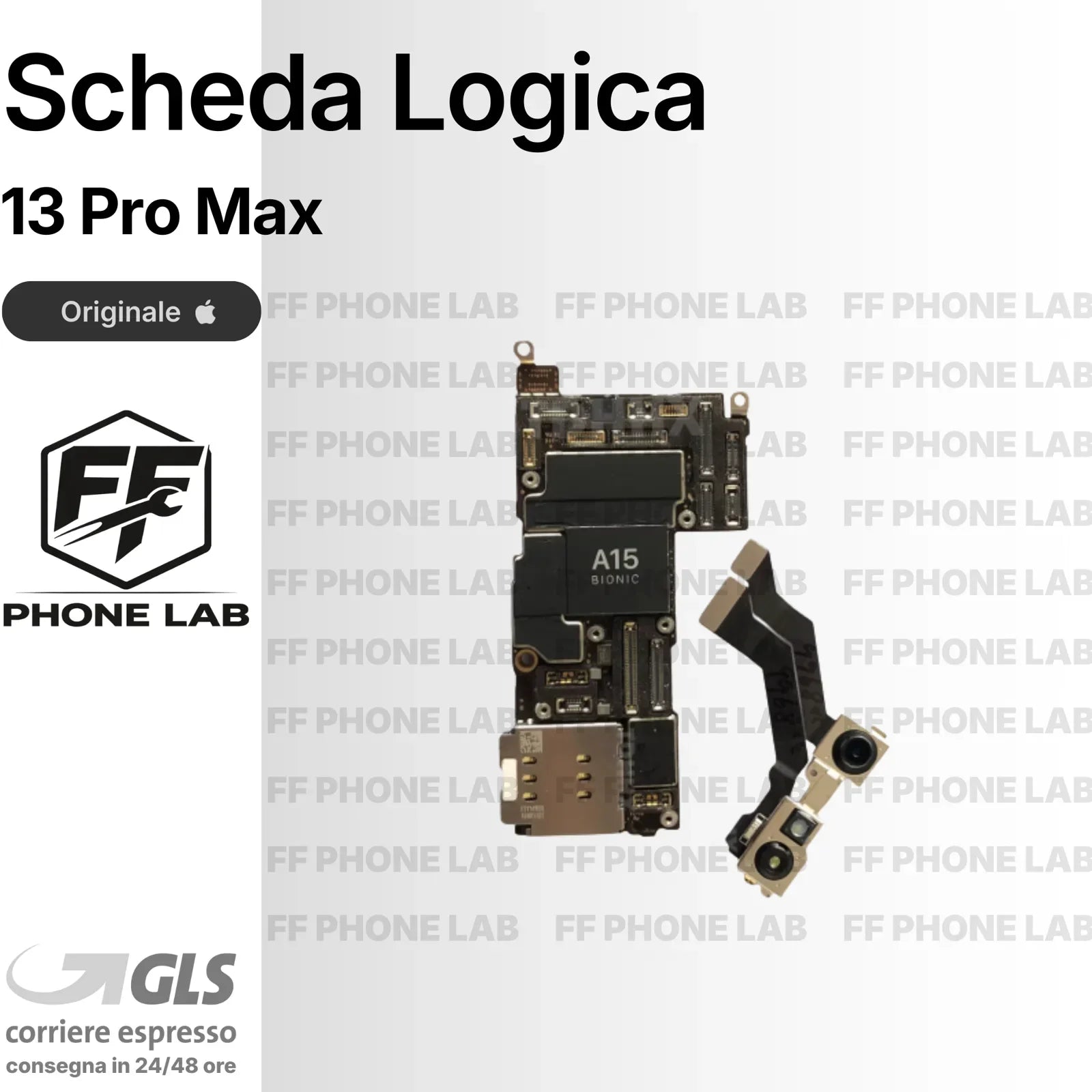 SCHEDA LOGICA APPLE IPHONE 13 PRO MAX 128GB + FACE ID MOTHERBOARD NO ICLOUD