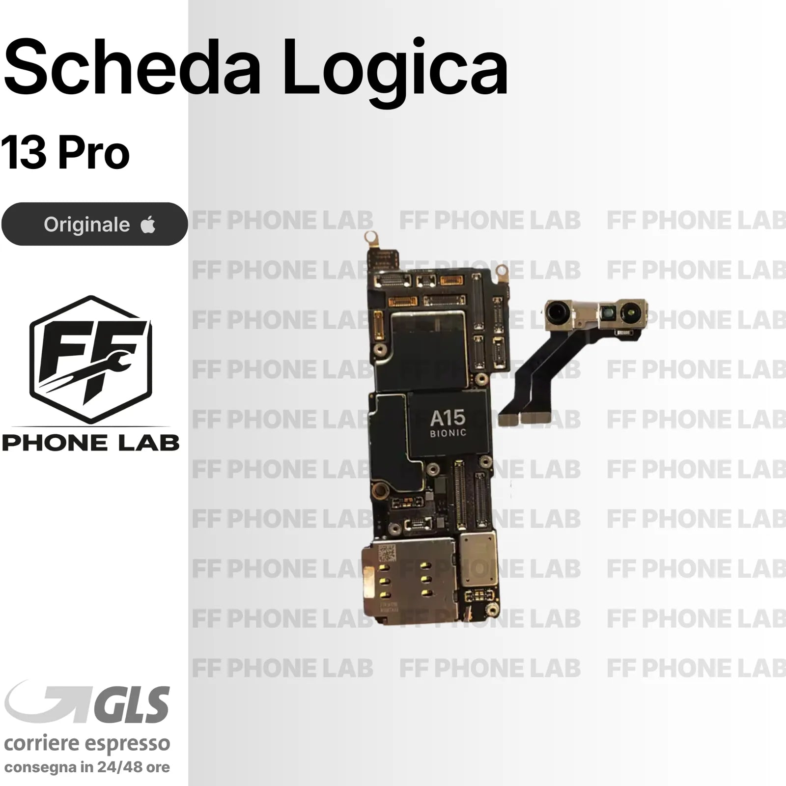 SCHEDA LOGICA APPLE IPHONE 13 PRO 128GB + FACE ID MOTHERBOARD NO ICLOUD