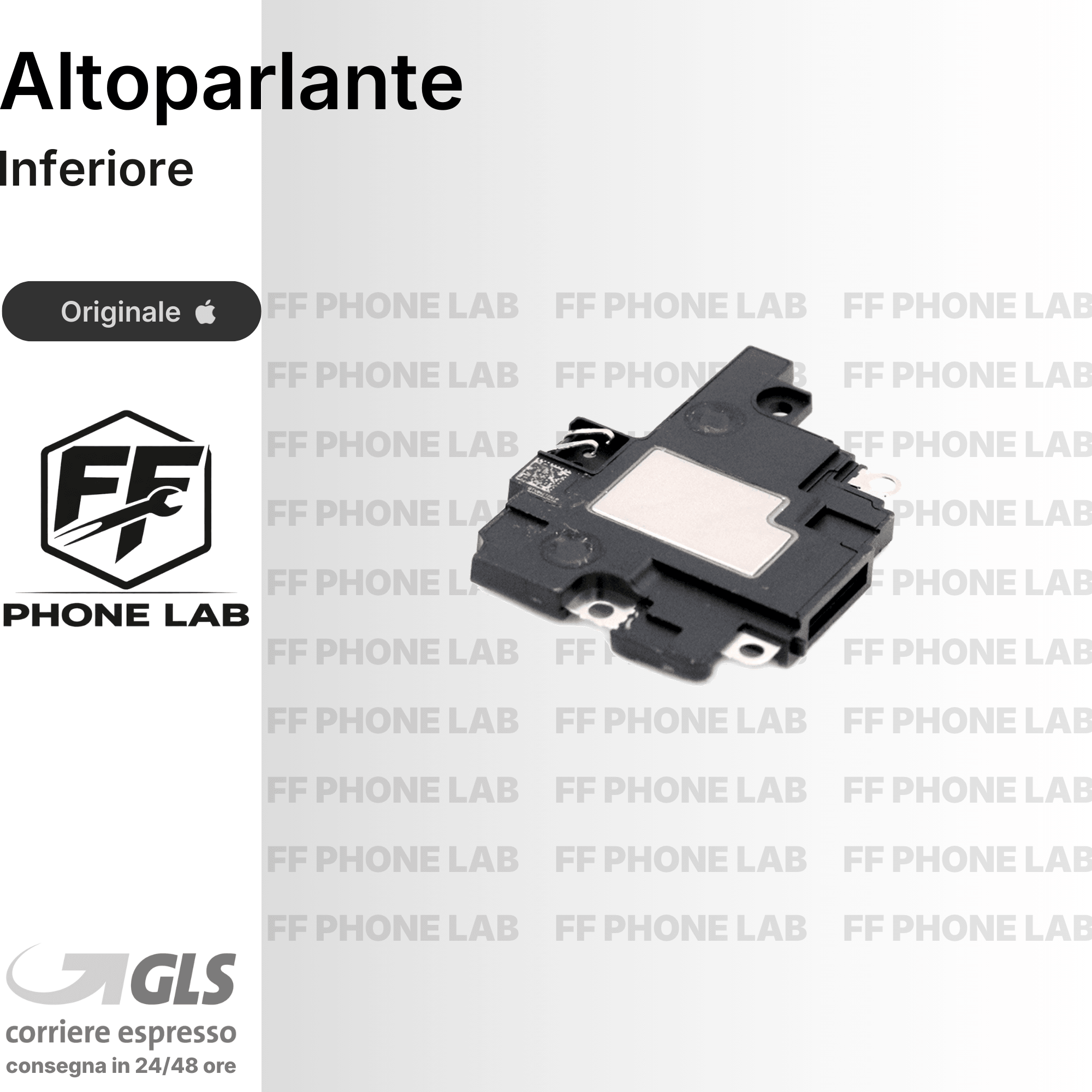 ALTOPARLANTE INFERIORE SUONERIA APPLE IPHONE RICAMBIO LOUDSPEAKER