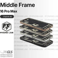 SCOCCA CENTRALE ORIGINALE APPLE MIDDLE FRAME IPHONE 16 PRO MAX TELAIO PULLED