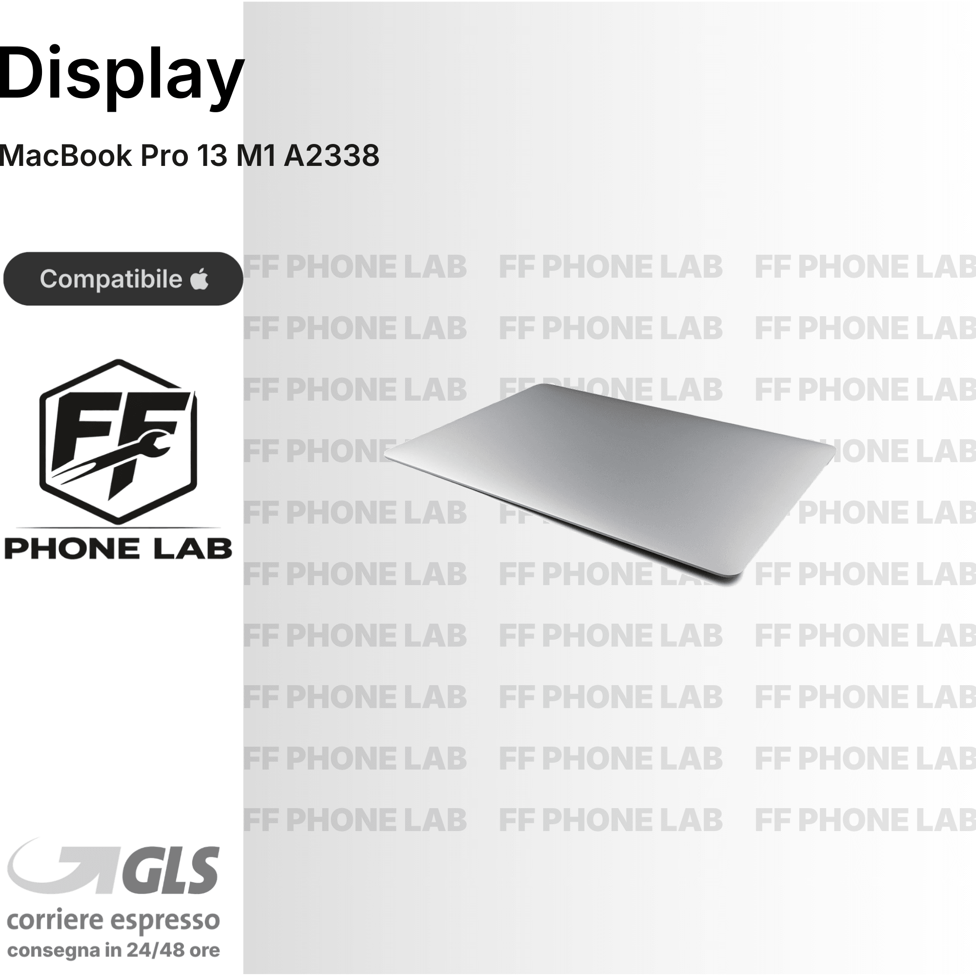 DISPLAY MACBOOK PRO RETINA 13 RICAMBIO SCHERMO LCD SCREEN PER RIPARAZIONE NUOVO