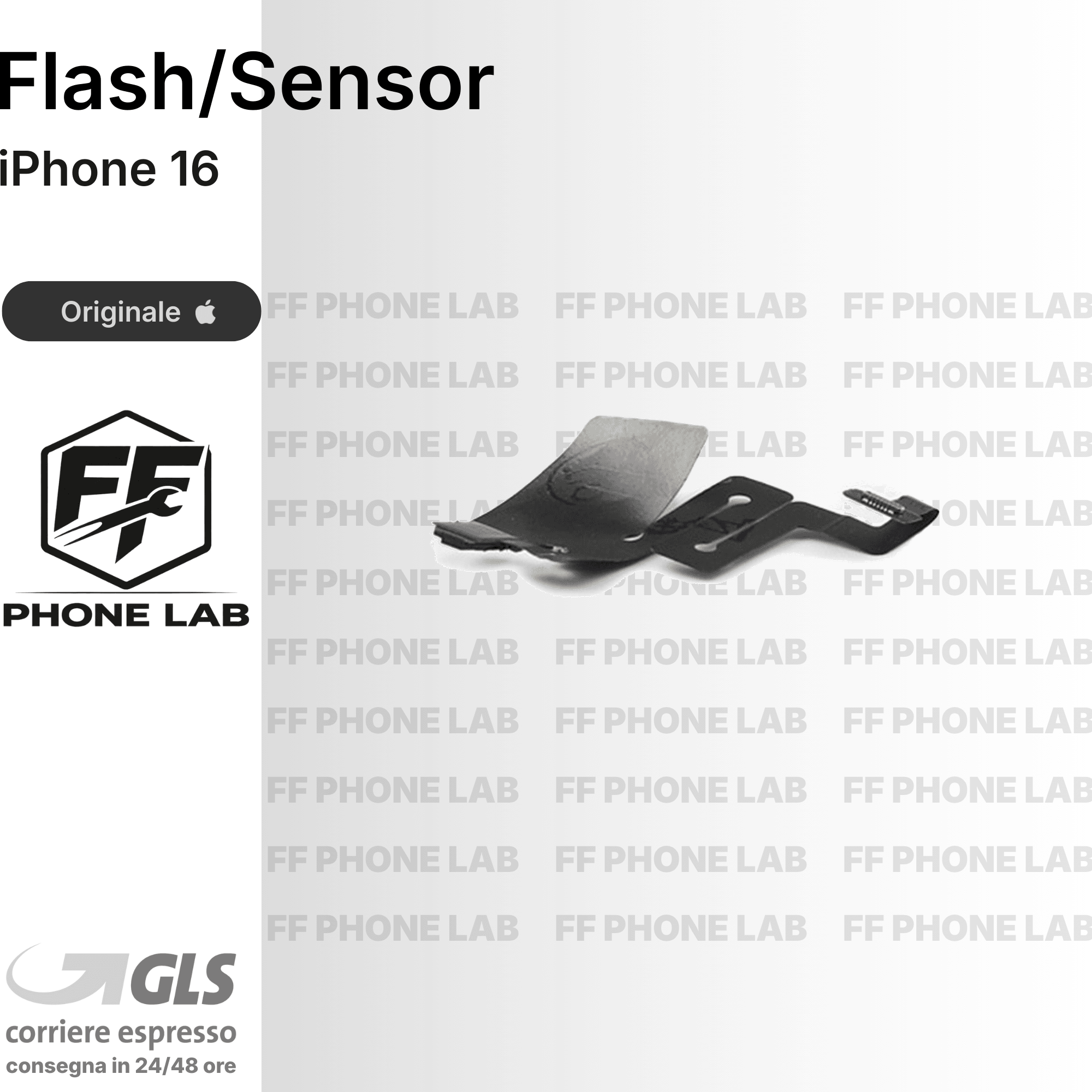 FLAT SENSORE PROSSIMITA E LUCE APPLE IPHONE 16 PROXIMITY RICAMBIO