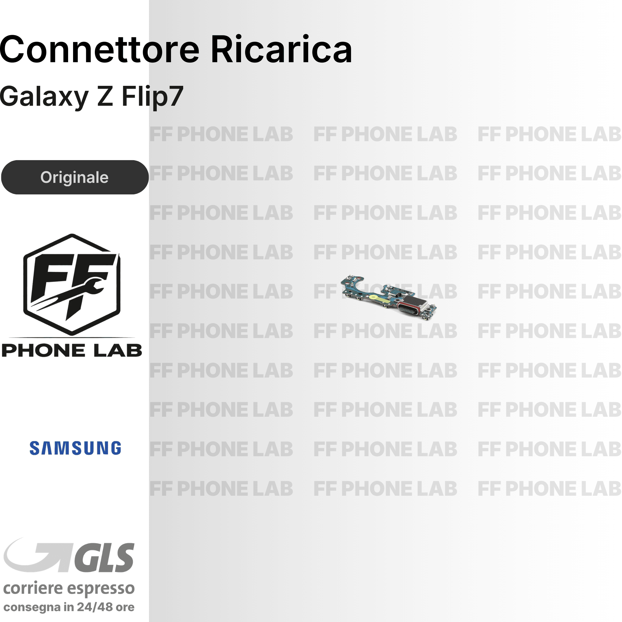 CONNETTORE RICARICA SAMSUNG GALAXY Z FLIP7 RICAMBIO PORTA DOCK FLAT ORIGINALE