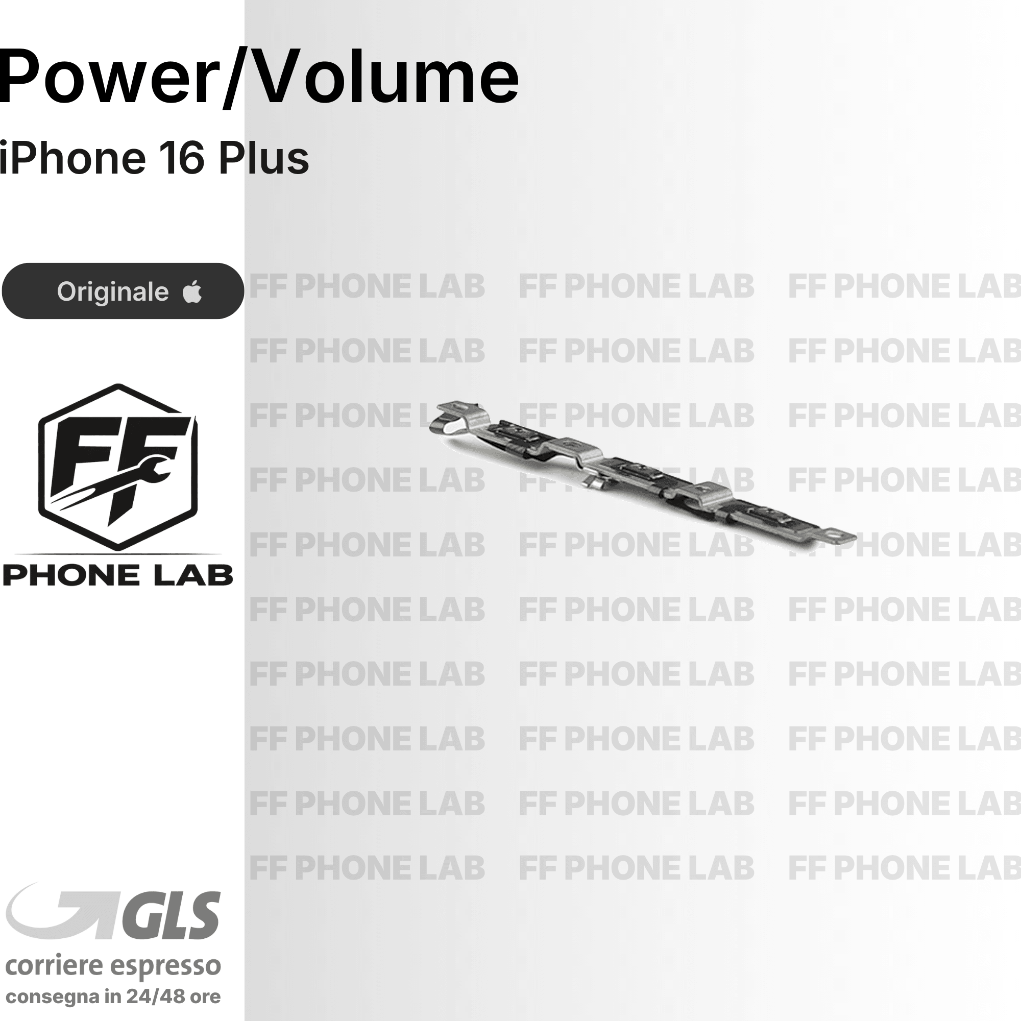 FLAT TASTO VOLUME APPLE IPHONE 16 PLUS VOLUME FLEX RICAMBIO