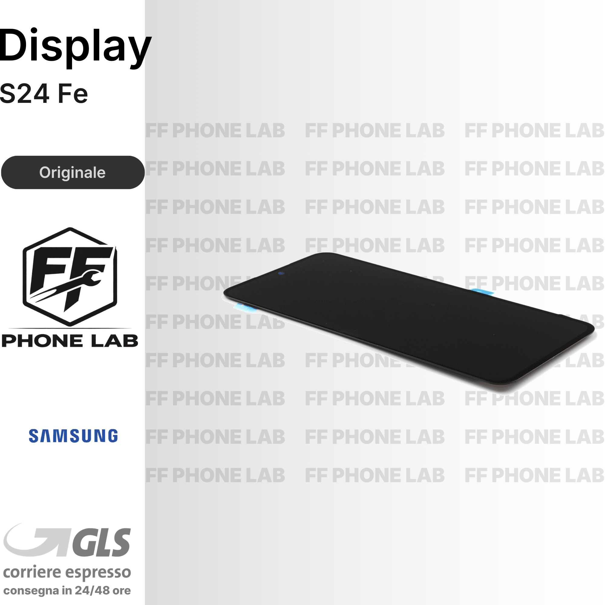 DISPLAY OLED SAMSUNG GALAXY S24 FE SM-S721B SCHERMO RICAMBIO SENZA FRAME