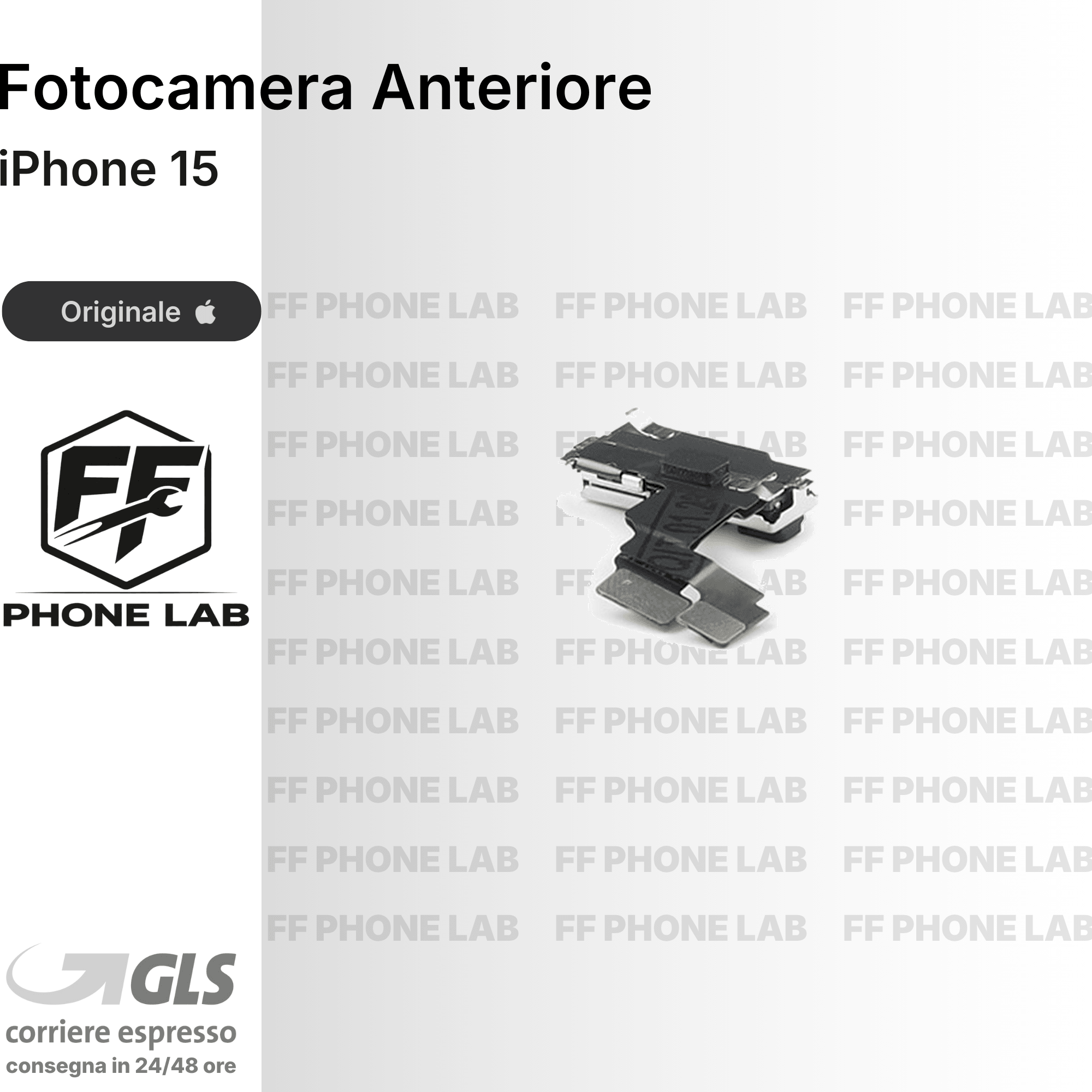 FOTOCAMERA ANTERIORE APPLE IPHONE 15 PULLED SENZA FACE ID RICAMBIO