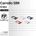CARRELLO PORTA SIM CARD APPLE IPHONE 12 MINI SLOT SCHEDA SIM NUOVO OEM