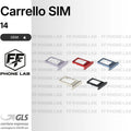 CARRELLO PORTA SIM CARD APPLE IPHONE 14 SLOT SCHEDA SIM NUOVO OEM