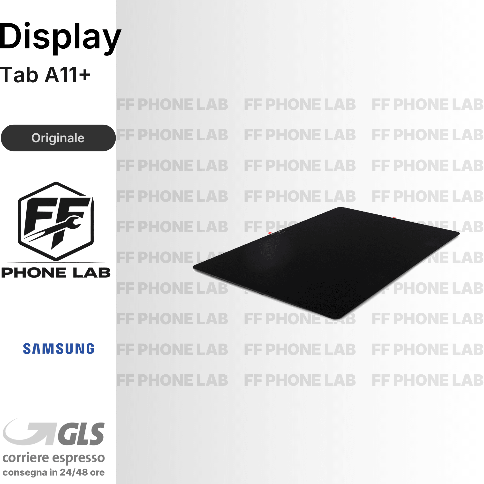 DISPLAY OLED SAMSUNG GALAXY TAB A11+ SCHERMO COMPLETO CON FRAME SERVICE PACK