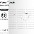 VETRO TOUCH SCREEN DIGITIZER APPLE IPAD 6 2018 RICAMBIO SCHERMO TATTILE