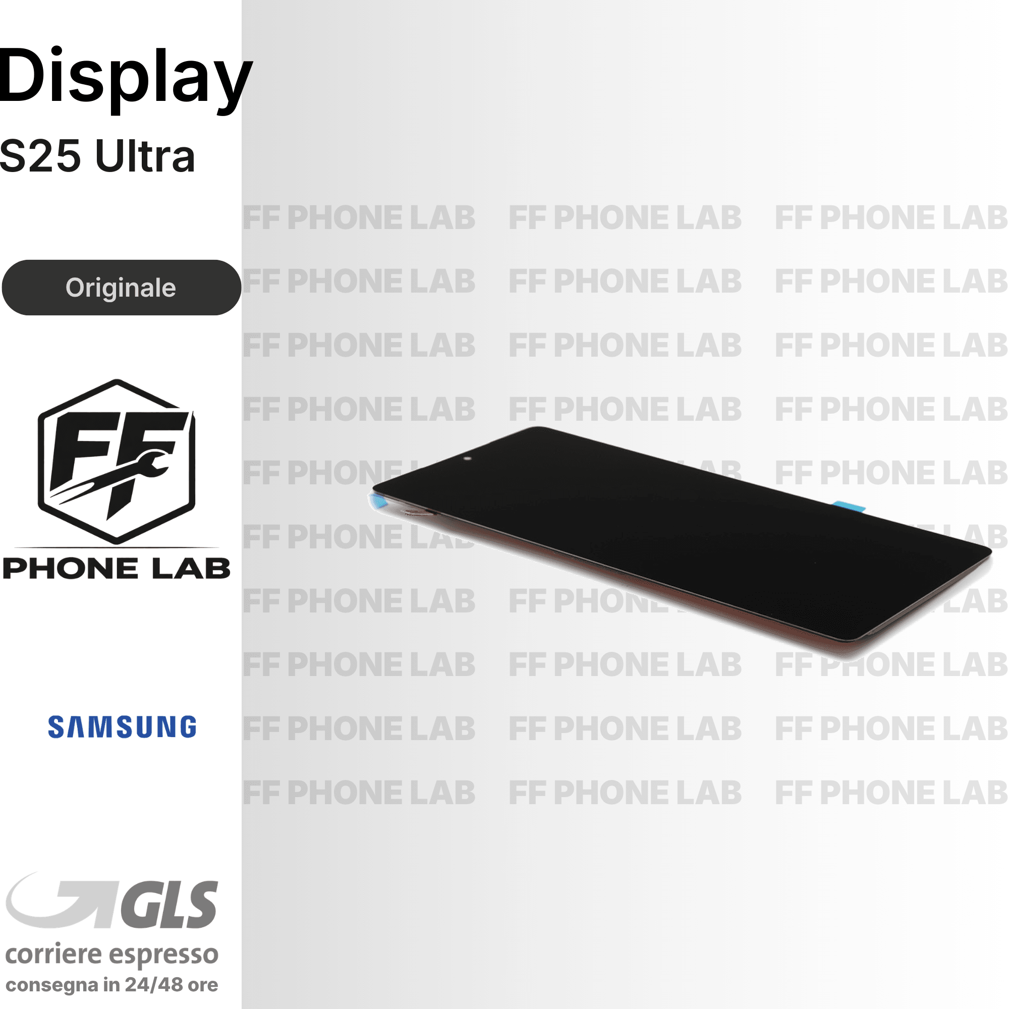DISPLAY OLED SAMSUNG GALAXY S25 ULTRA SM-S938B SCHERMO COMPLETO CON FRAME LCD