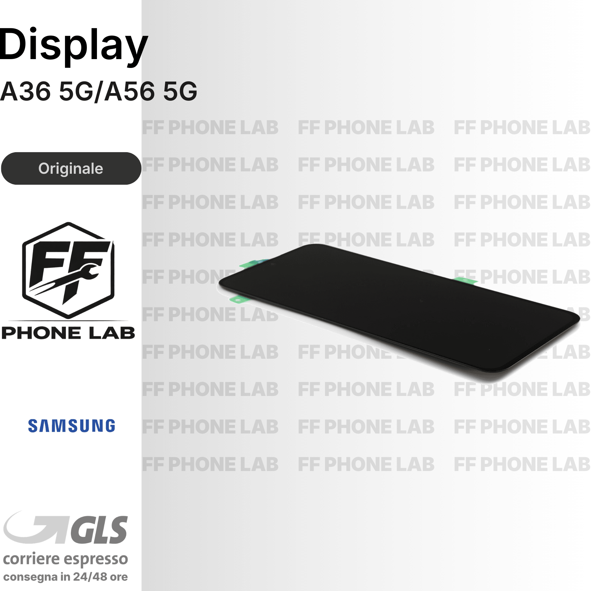 DISPLAY OLED SAMSUNG GALAXY A36 5G/A56 5G SCHERMO COMPLETO CON FRAME