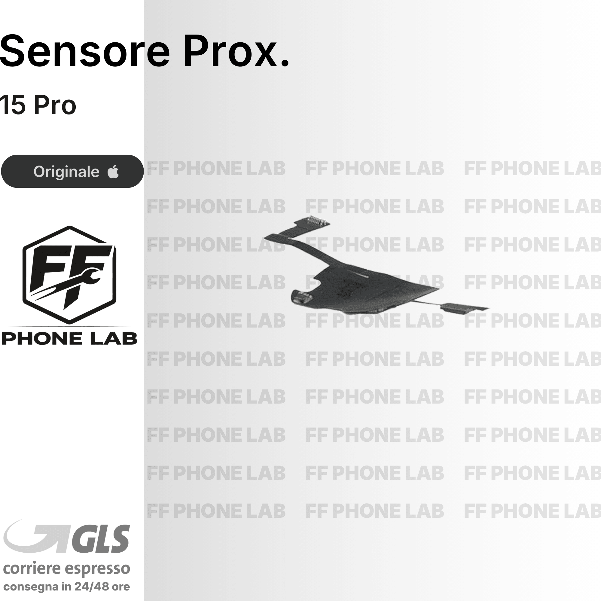 SENSORE DI PROSSIMITÀ LUCE IPHONE 15 PRO APPLE FLEX ORIGINALE PULLED