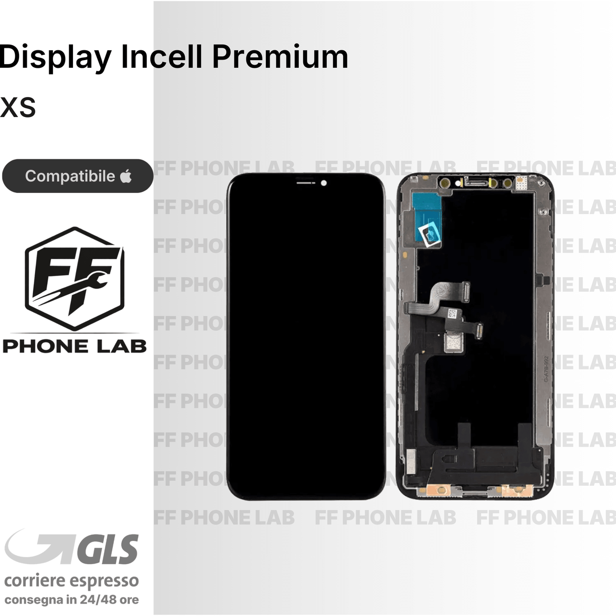 Display per iPhone XS — InCell, adesivo incluso