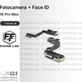 FOTOCAMERA ANTERIORE + FACE ID NO ERRORE IPHONE 16 PRO MAX CALIBRABILE ORIGINALE