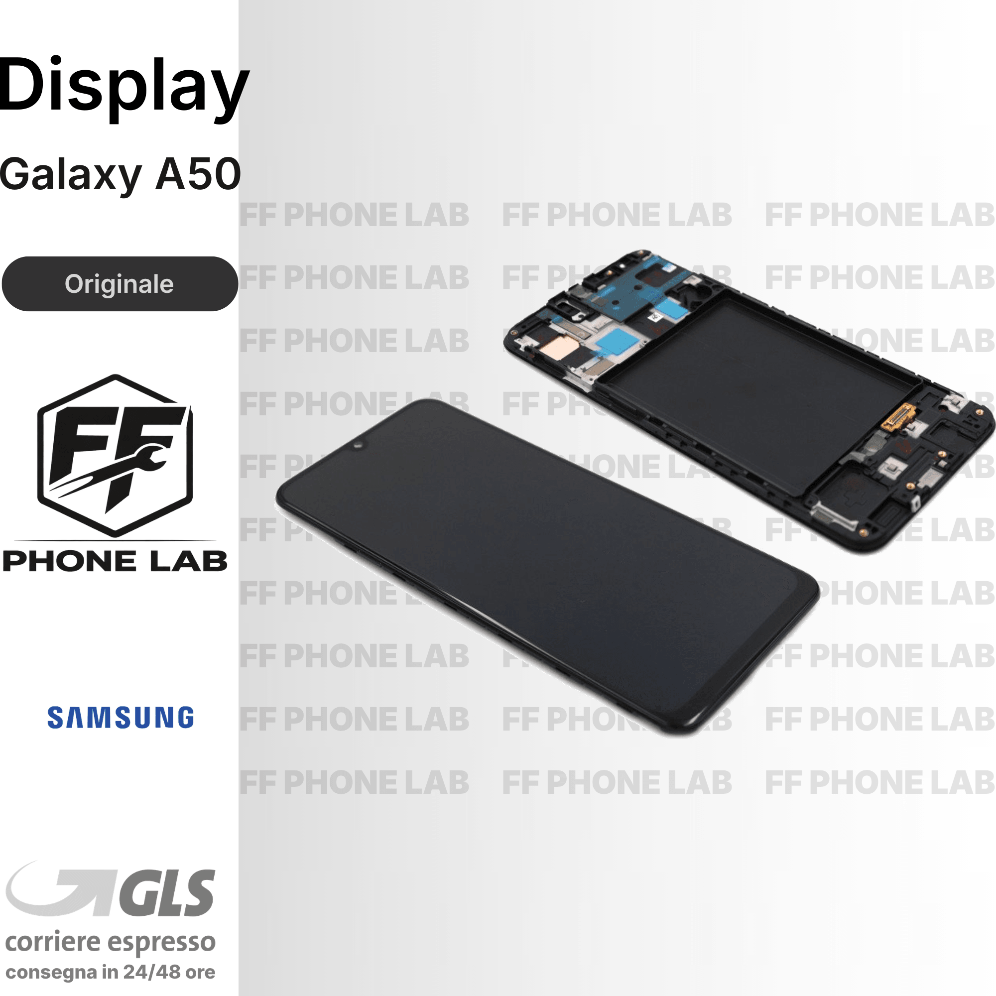 DISPLAY LCD SAMSUNG GALAXY A50 ORIGINALE OLED SCHERMO TOUCH SERVICE PACK